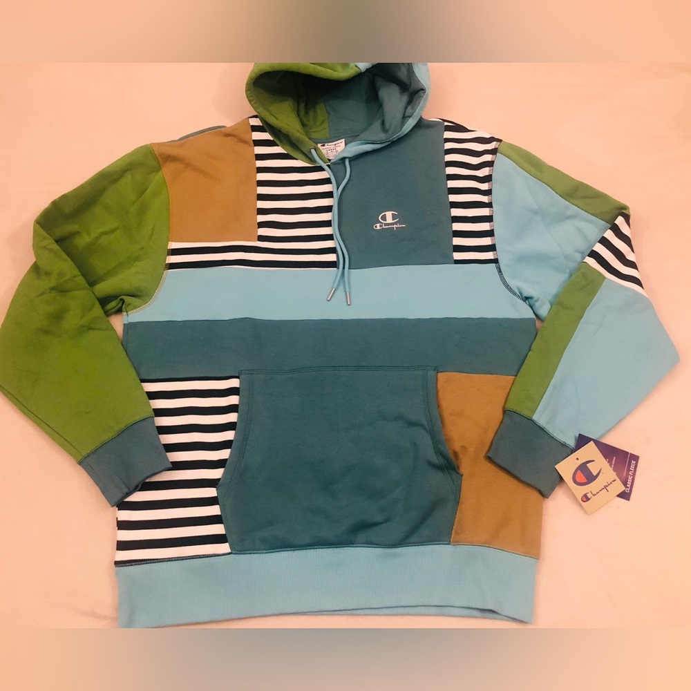 Champion Multicolor Striped Hoodie